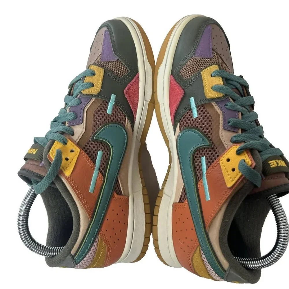 Nike Dunk Low Scrap Men's 6.5 / Womens 8.0 Trainers - Picture 7 of 10